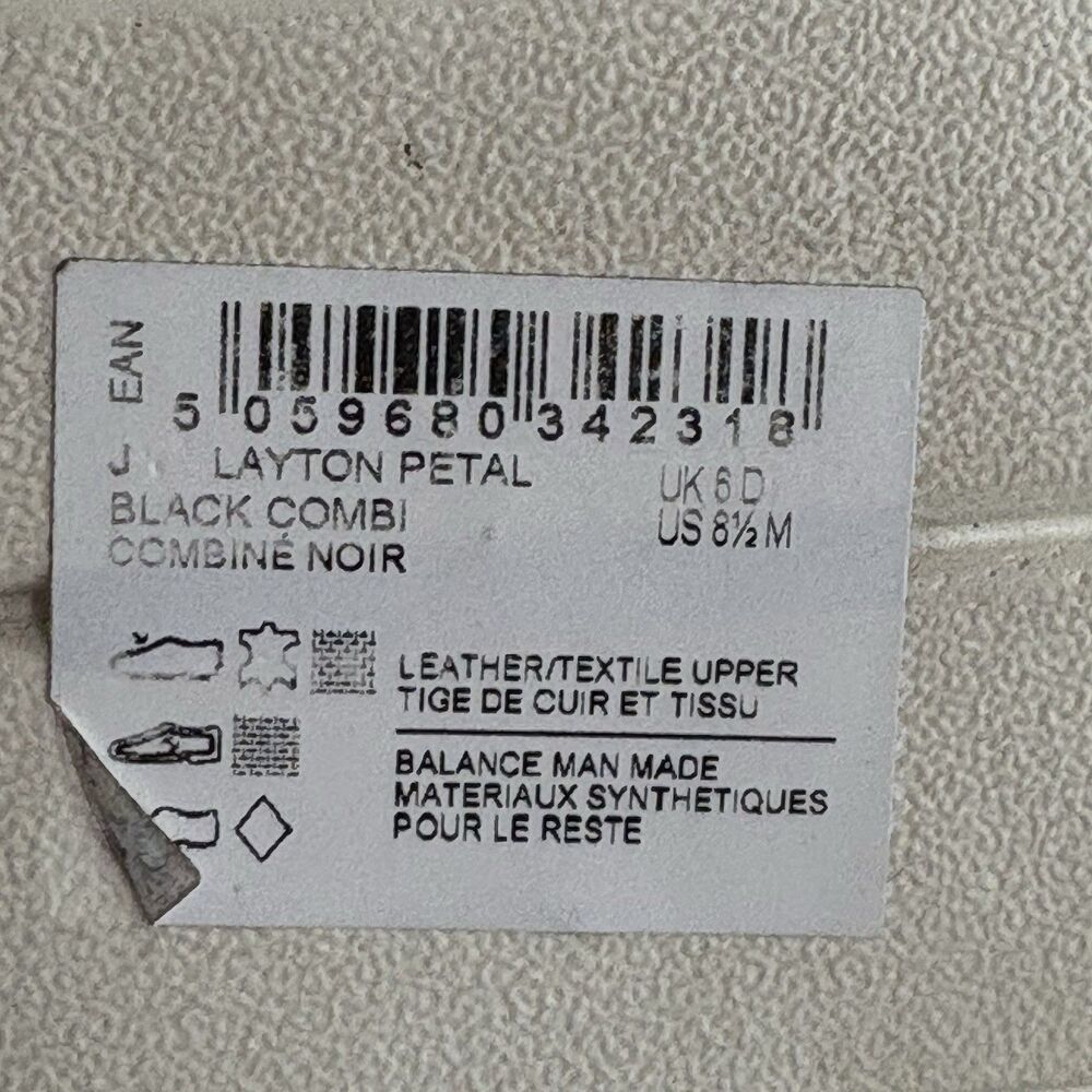 Clarks Women's Slip On Sneaker Layton Petal‎ Size 8.5 Medium Black Combi - Picture 11 of 16